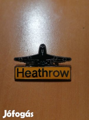 Heathrow repülős jelvény