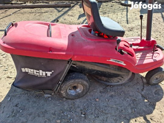 Hecht 5161-es fűnyíró traktor eladó