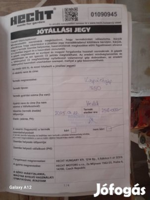 Hecht 750 rotációs kapa