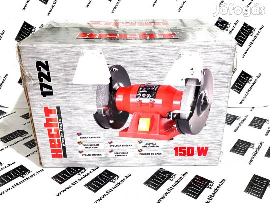 Hecht Asztali Köszörű Kettős köszörű Bakköszörű 150mm 150W Hecht1722