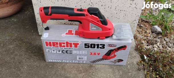 Hecht akkumulátoros szegélyvágó, sövényvágó adapterrel eladó 0317