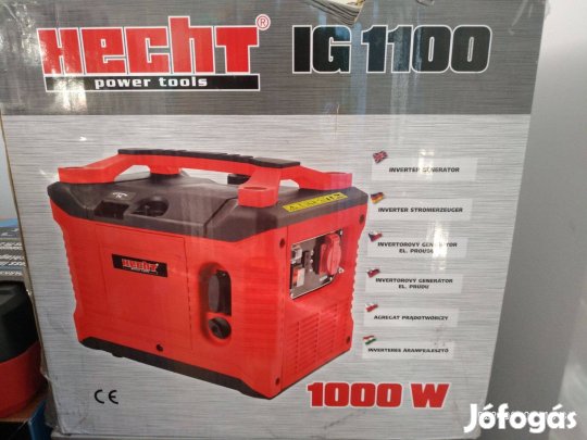 Hecht digitális inverteres áramfejlesztő generátor aggregátor 2év gari