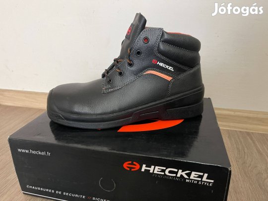 Heckel Sima talpú aszfaltozó munkavédelmi bakancs cipő méret 43