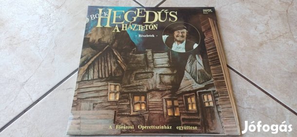 Hegedűs a háztetőn bakelit hanglemez