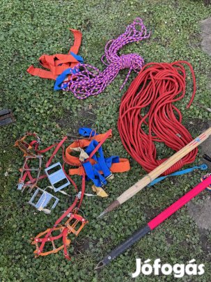 Hegymászó alpinista felszerelés kötél Csákány 