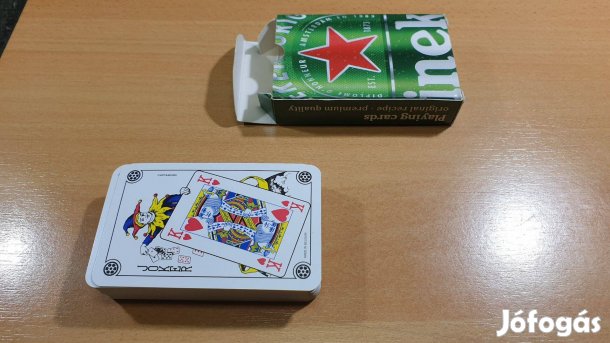 Heineken kártya pakli eladó, új, belga