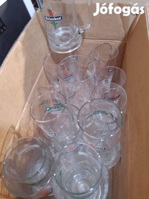 Heineken poharak 900 Ft/db