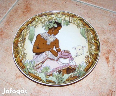 Heinrich Unicef porcelán falitányér