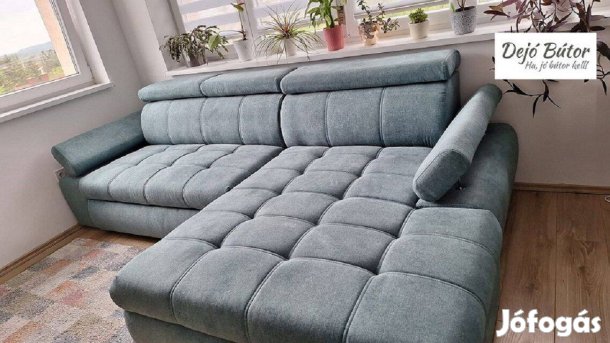 Helga kanapé ülőgarnitúra 296x175 cm sarok bútor grey ágyazható