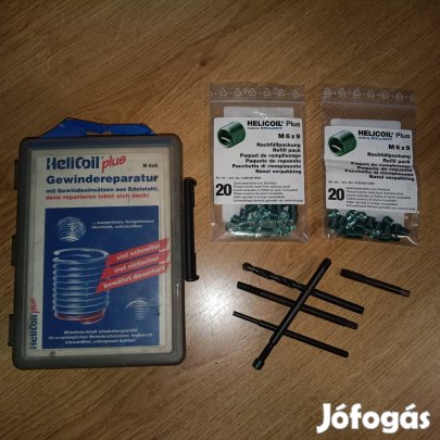Helicoil Plus menetjavító készlet M6x9mm 40db 
