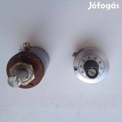 Helikális potméter 10 fordulatú + tárcsa, 50 k , Burns