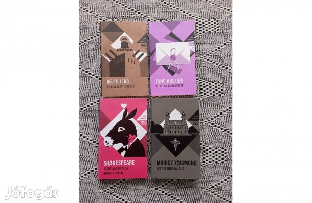 Helikon Zsebkönyvek könyvcsomag Rejtő Móricz Shakespeare Austen eladó