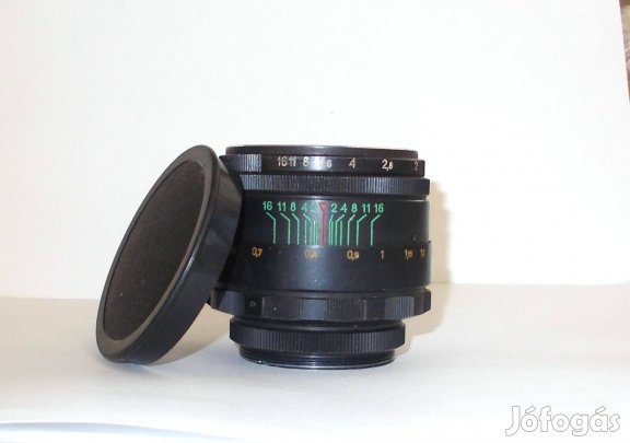 Helios 44-2 58mm f2 M42 objektív elsősapkával