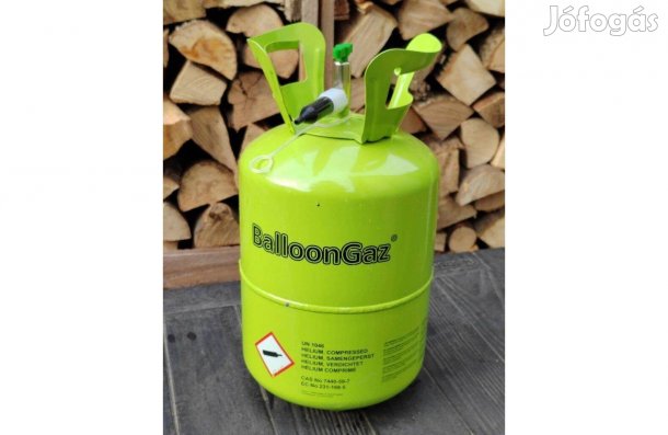 Heliumos palack, tartály 7/6,8 L-es üres
