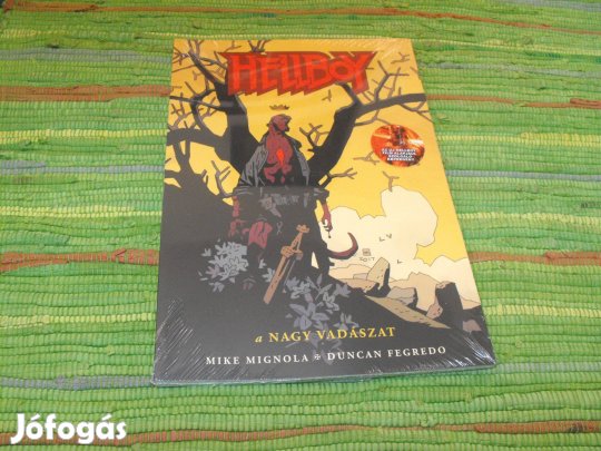 Hellboy A Nagy Vadászat Képregény Fóliázott bontatlan