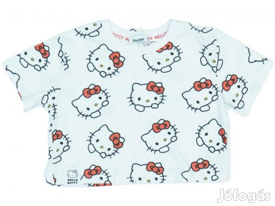 Hello Kitty Új (címke nélküli) Lány Póló (Méret: 140)