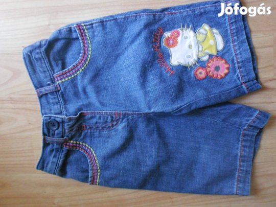 Hello Kitty halász farmer nadrág. 12-18 hónapos kislányra