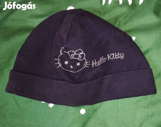 Hello Kitty sötét színű sapka,olcsón!/55