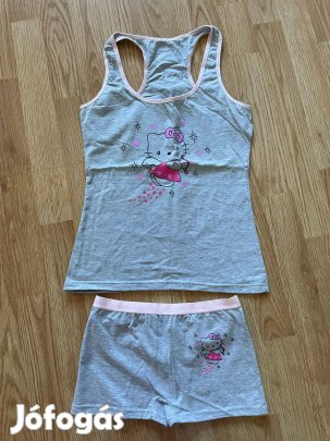 Hello Kitty top + alsó fehérnemű / nyári pizsama szett XS-S