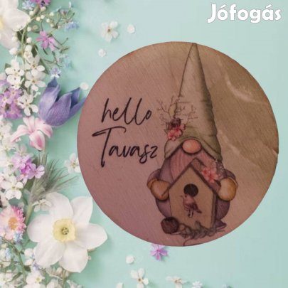 Hello tavasz manós hűtőmágnes