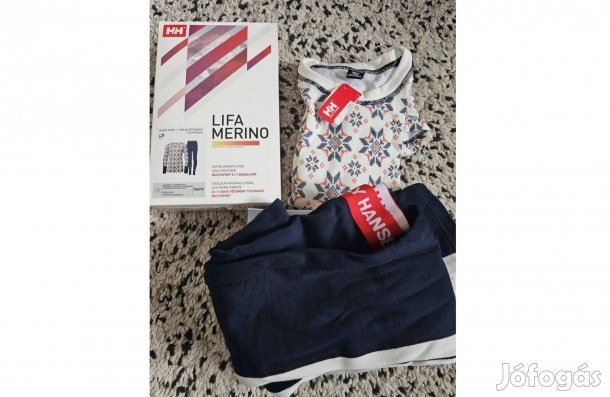 Helly Hansen Lifa Merino gyapjú 164/14-es aláöltöző szett. Teljesen új