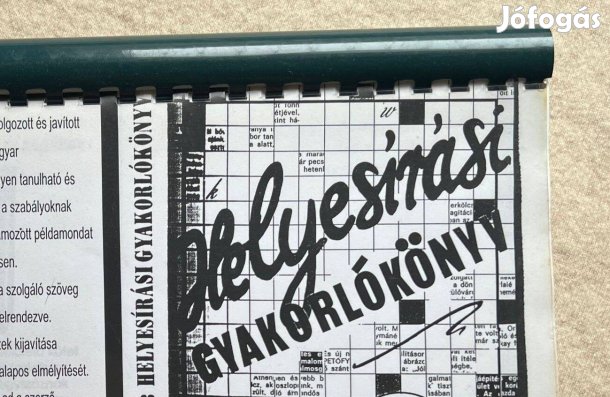Helyesírási gyakorlókönyv (nyomtatott, lefűzött)