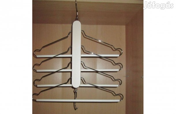 Helytakarékos nadrág, ing, öltöny tartó fogas