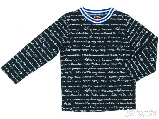 Hema Új (címkés) Fiú Hosszú ujjú felső (Méret: 98)