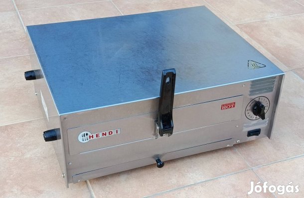 Hendi Pizza Sütő 32-Es Inox Asztali Szendvics Pizzasütő