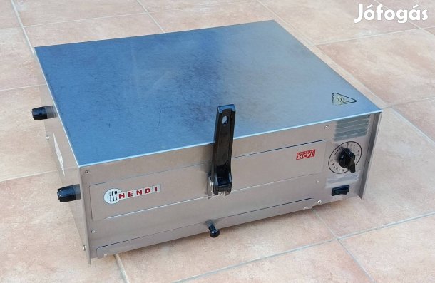 Hendi Pizza Sütő 32-Es Inox Asztali Szendvics Pizzasütő
