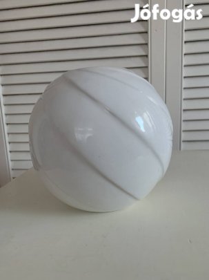 Hengeres fehér porcelán váza