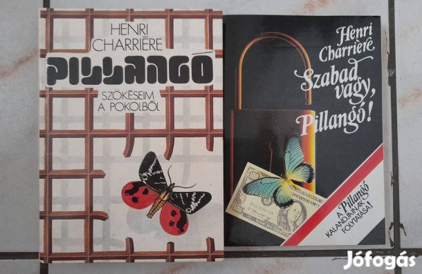 Henri Charriére Pillangó + Szabad vagy, Pillangó! (2 könyv egyben)