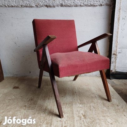 Henryk Lis Fotel. Mid-century modern stílusú, elegáns szék az 1960-as