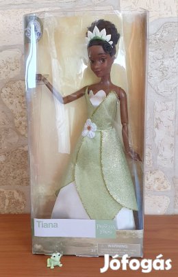 Hercegnő és a béka: Disney store Tiana baba béka figurával