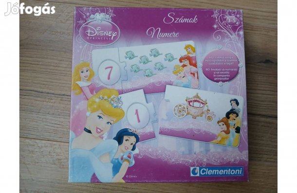 Hercegnős kirakós, számolós játék, számos puzzle, készségfejlesztő