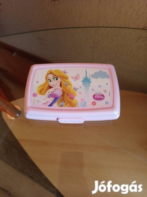 Hercegnős uzsonnás doboz rózsaszín új