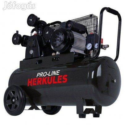 Hercules kompresszor AC550/3TC-3 hengeres 100L-10Bár-Szíjhajtással!