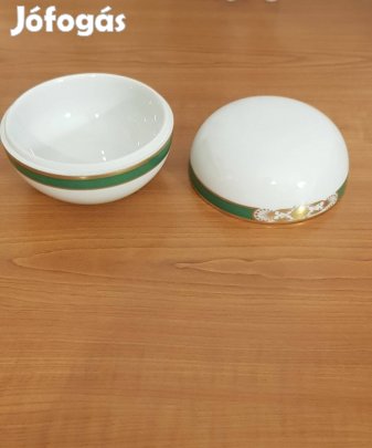 Herend Herendi 6031/ORV porcelán bonbonier ORV zöld