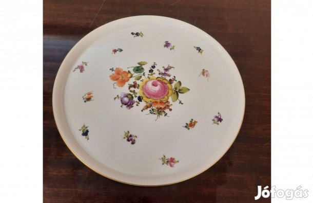 Herendi BHR virágmintás porcelán süteményes kínáló tál eladó!