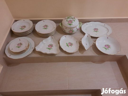 Herendi Map virágmintás porcelán étkészlet eladó