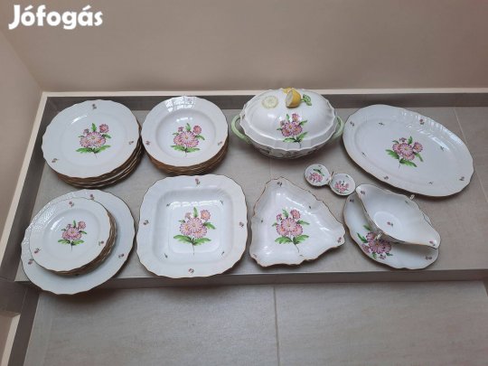 Herendi Map virágmintás porcelán étkészlet eladó!