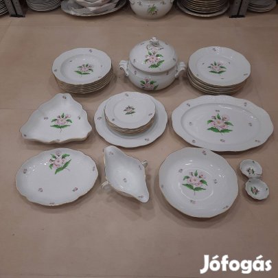 Herendi Map virágmintás porcelán étkészlet eladó!