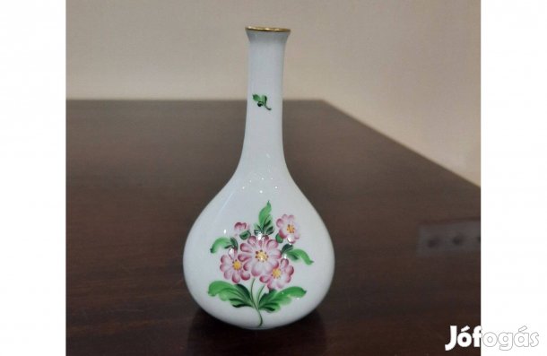 Herendi Map virágmintás porcelán ibolya váza eladó!