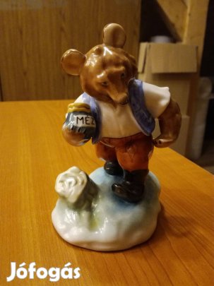 Herendi Mézes mackó, maci porcelán figura eladó!