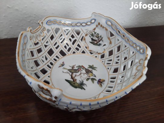 Herendi Rothschild áttört kínáló/kosár