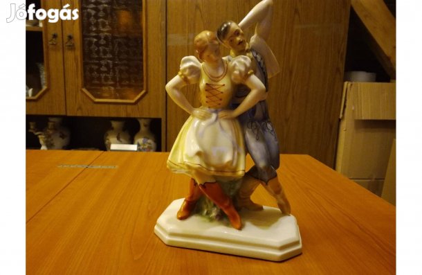 Herendi Táncoló pár, Táncos pár porcelán figura. 1. oszt