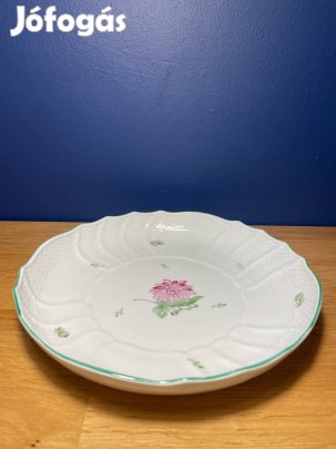Herendi Tertia őszirózsa mintás rokályos kínáló tál