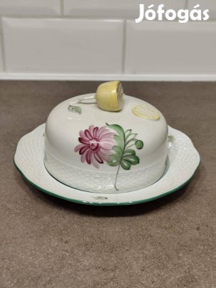 Herendi Tertia vajtartó, kézzel festett, jelzett, szép állapotú