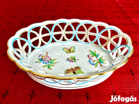 Herendi Viktória mintás áttört szélű kínáló