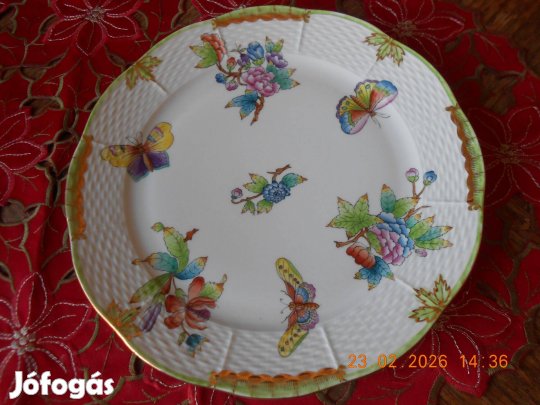 Herendi Viktória mintás lapos tányér